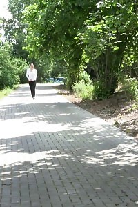 Black Haired Mistress Is Seriously Desperate To Piss