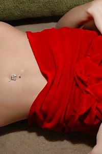 Sea Shows Off Her Sweety Red Dress And Long Sexy Legs